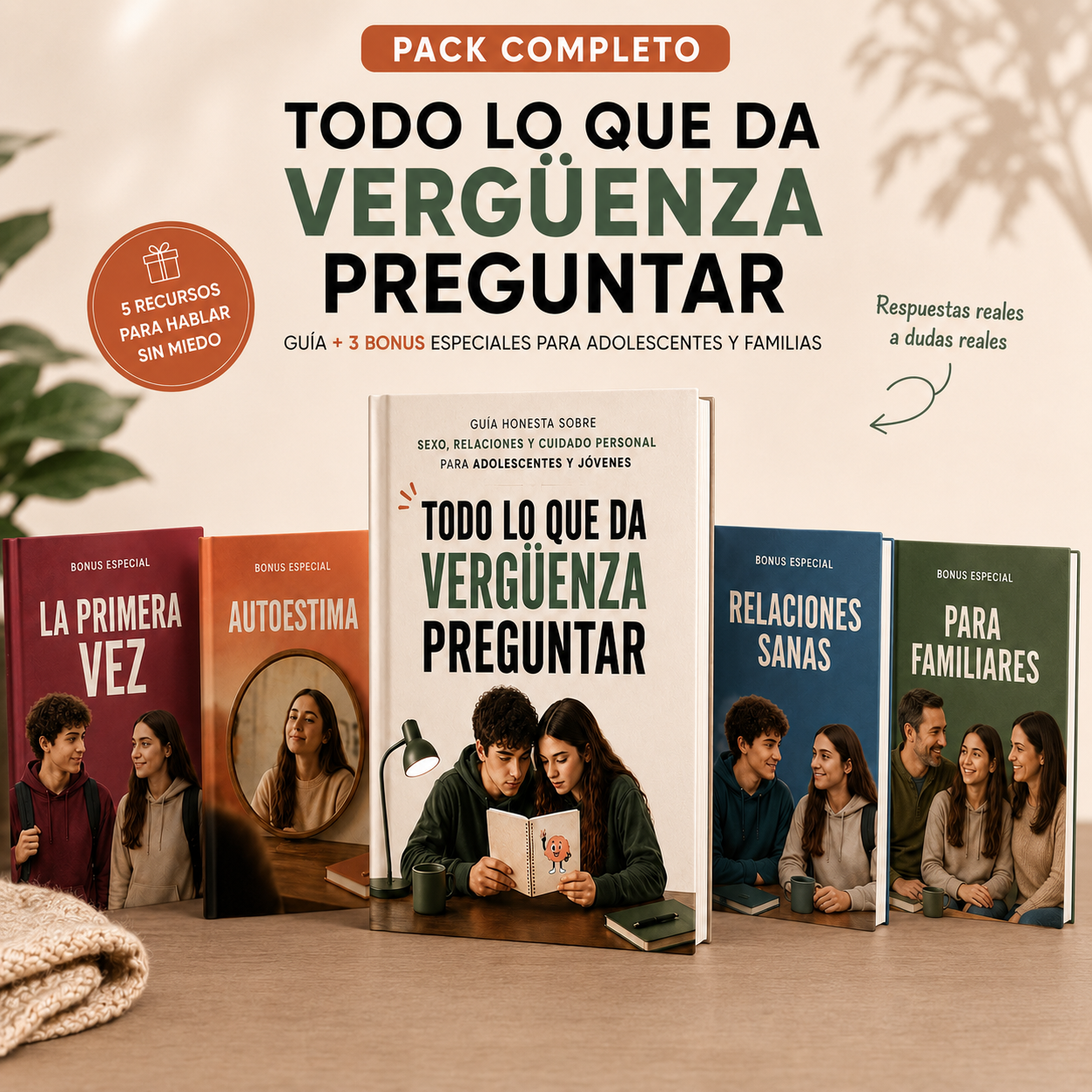Conversaciones Reales: El Pack Completo para Adolescentes y Familias